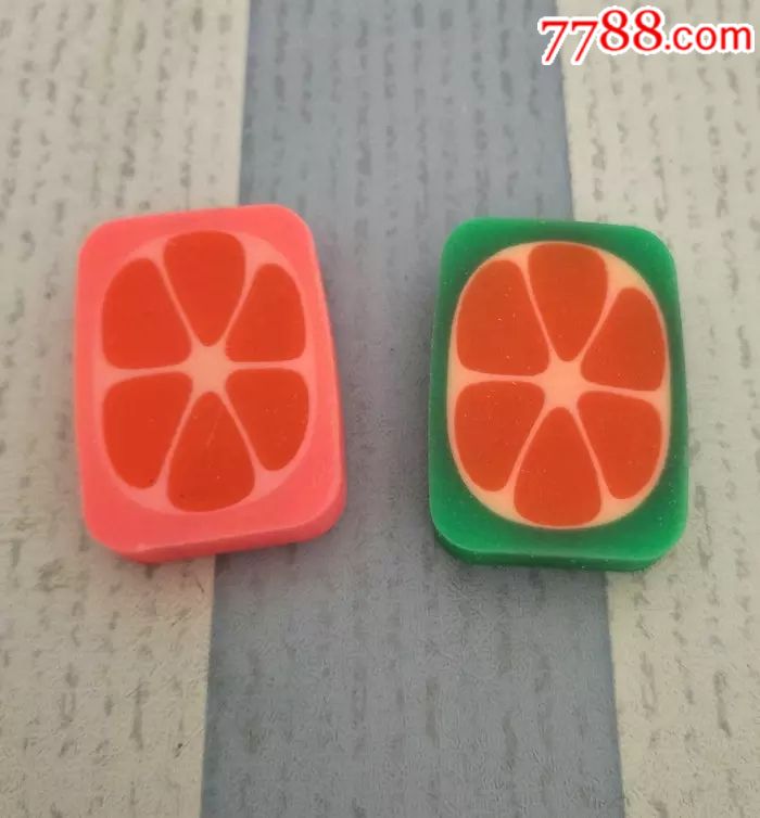 长城牌塑料桔子瓣香橡皮珍藏版-价格:4元-se60858184-橡皮擦/笔擦