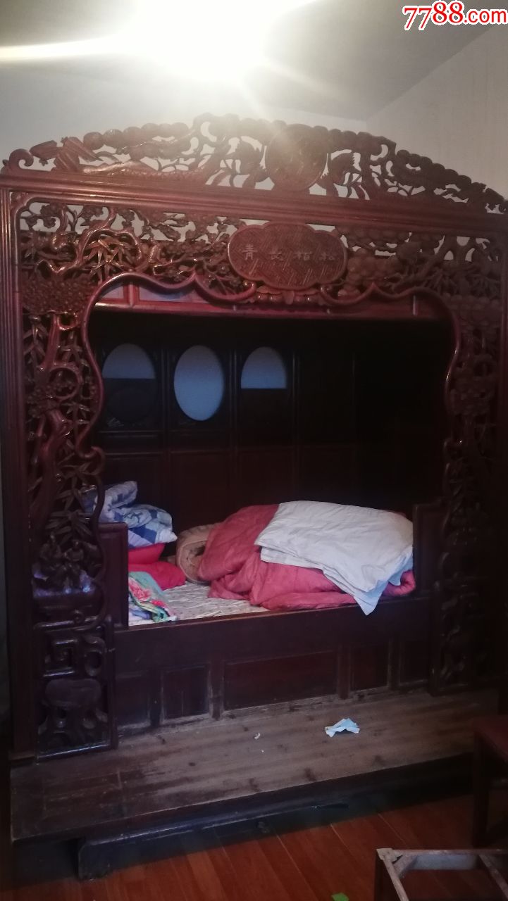 老式眠床图片图片