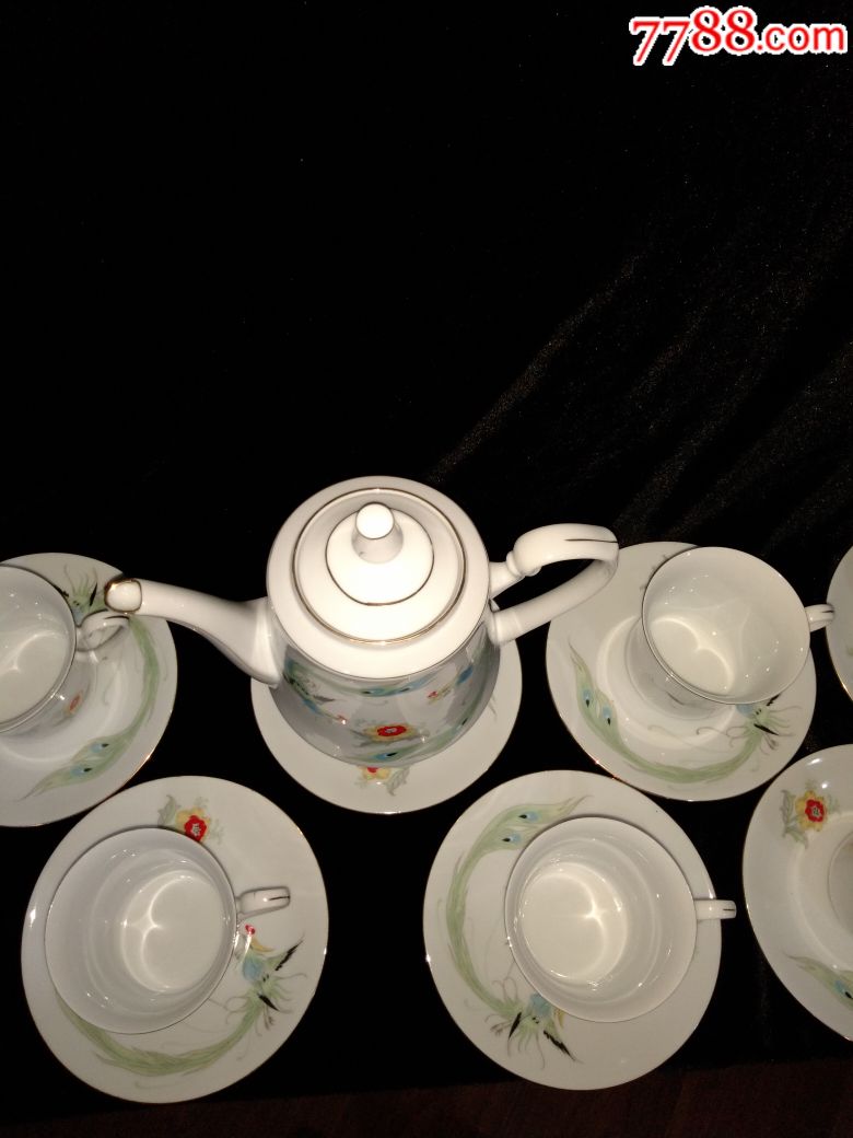 唐山白玉茶壶一套