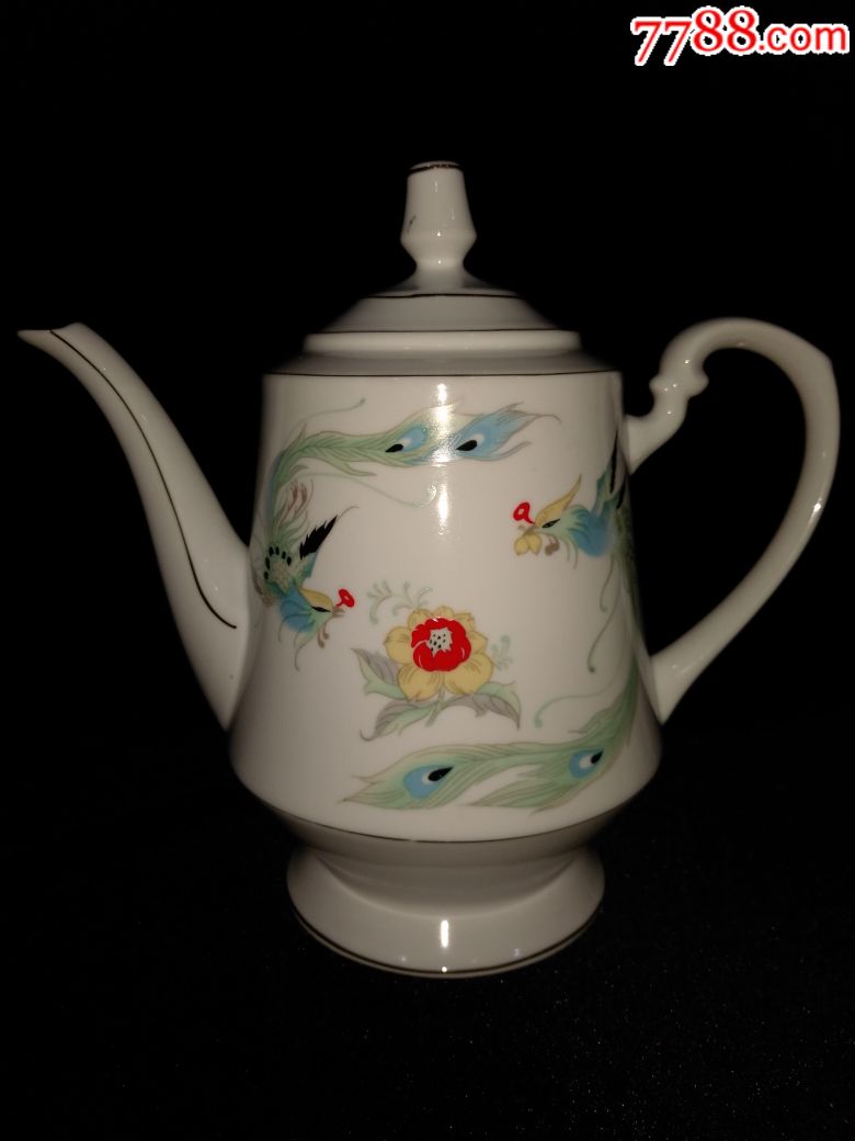 唐山白玉茶壶一套