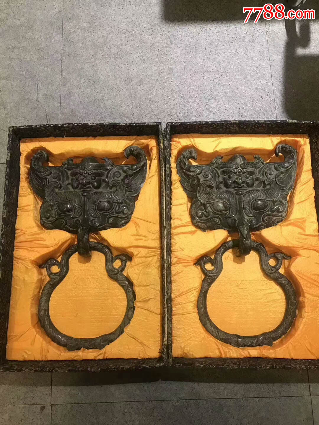 战汉老铜门环