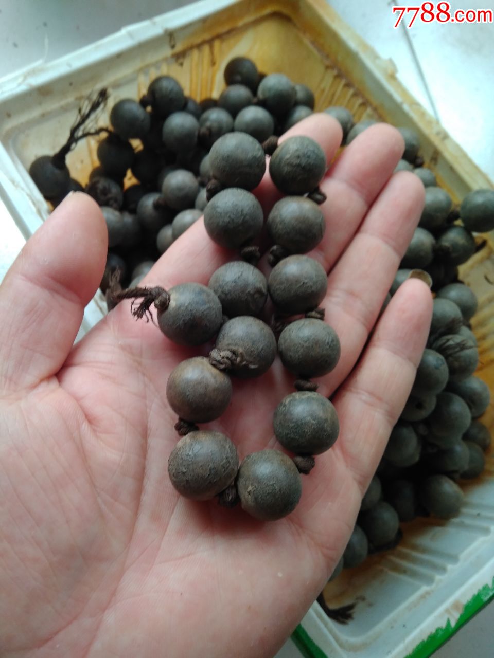 出土,老沉香木佛珠