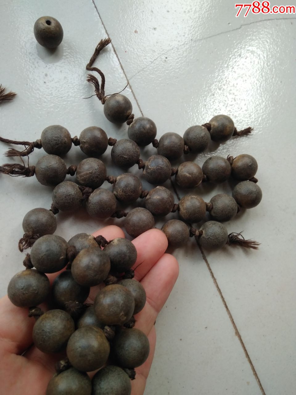 出土,老沉香木佛珠