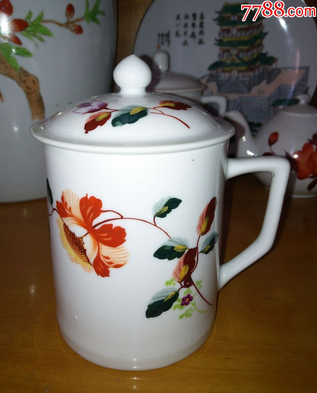 50年代手绘茶杯