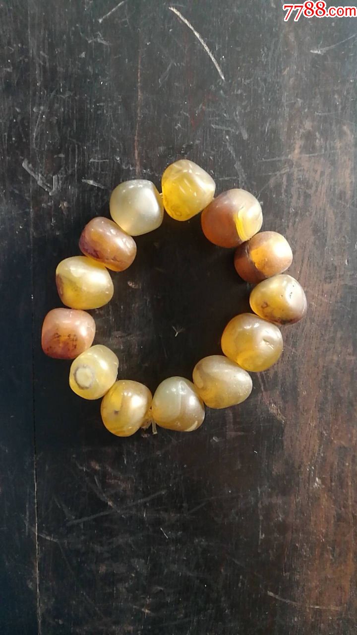 元末明初玛瑙珠串