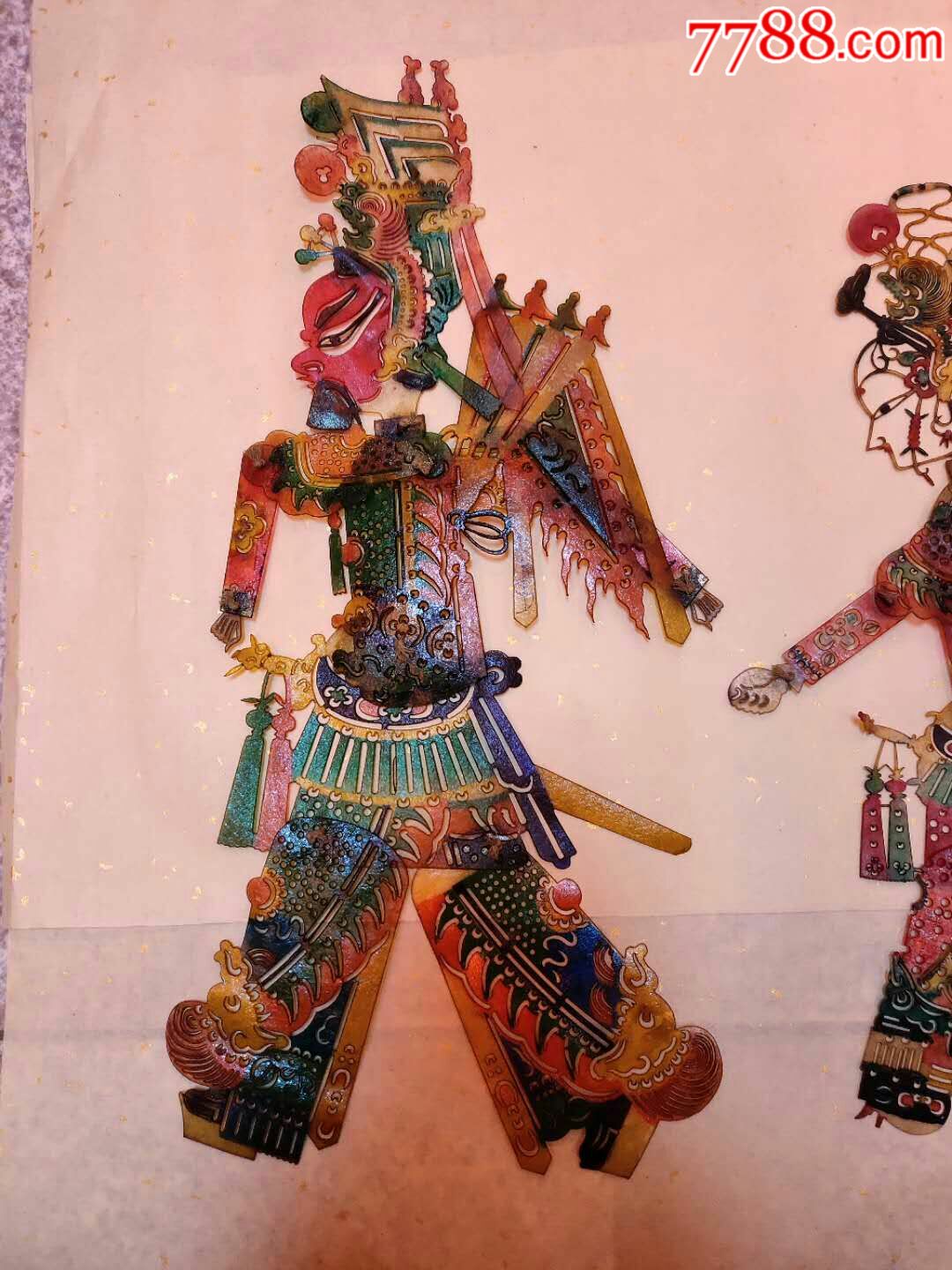 驴皮皮影木兰从军