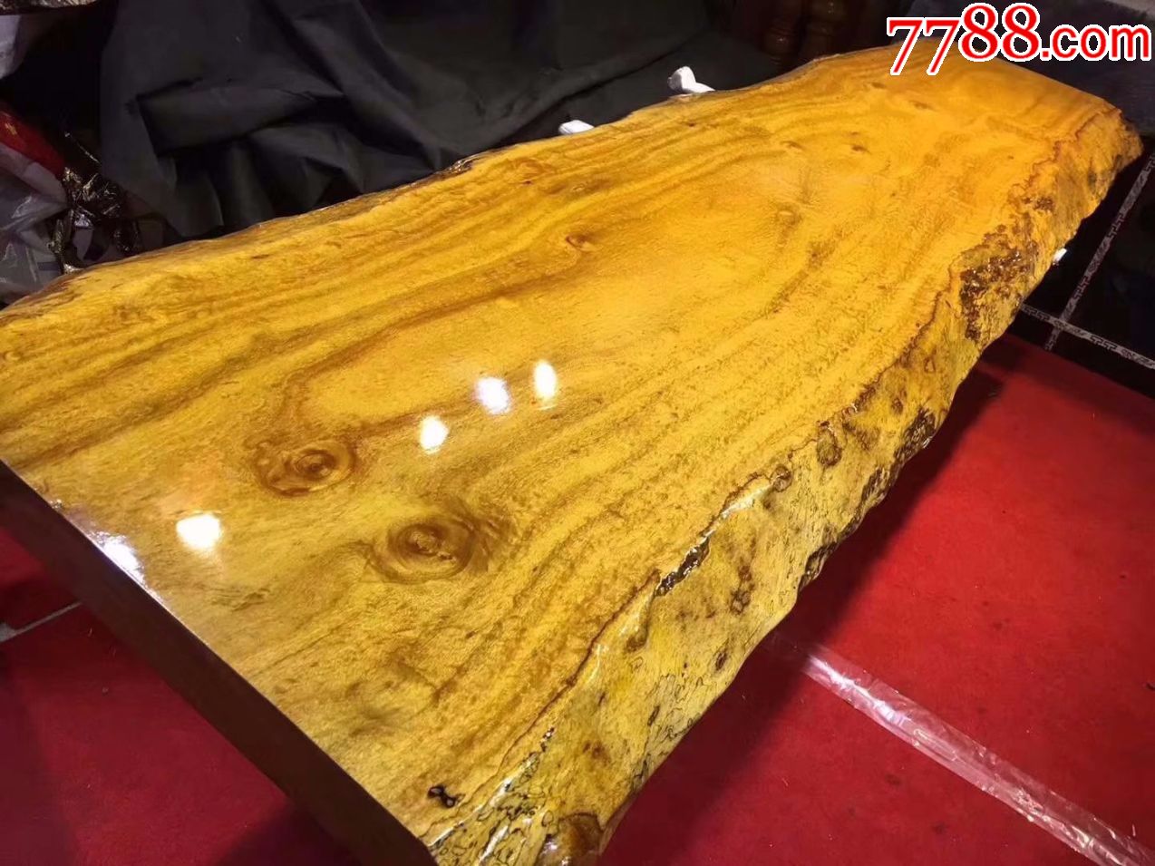 黄金樟大板黄金樟办公会议桌家居茶板桌