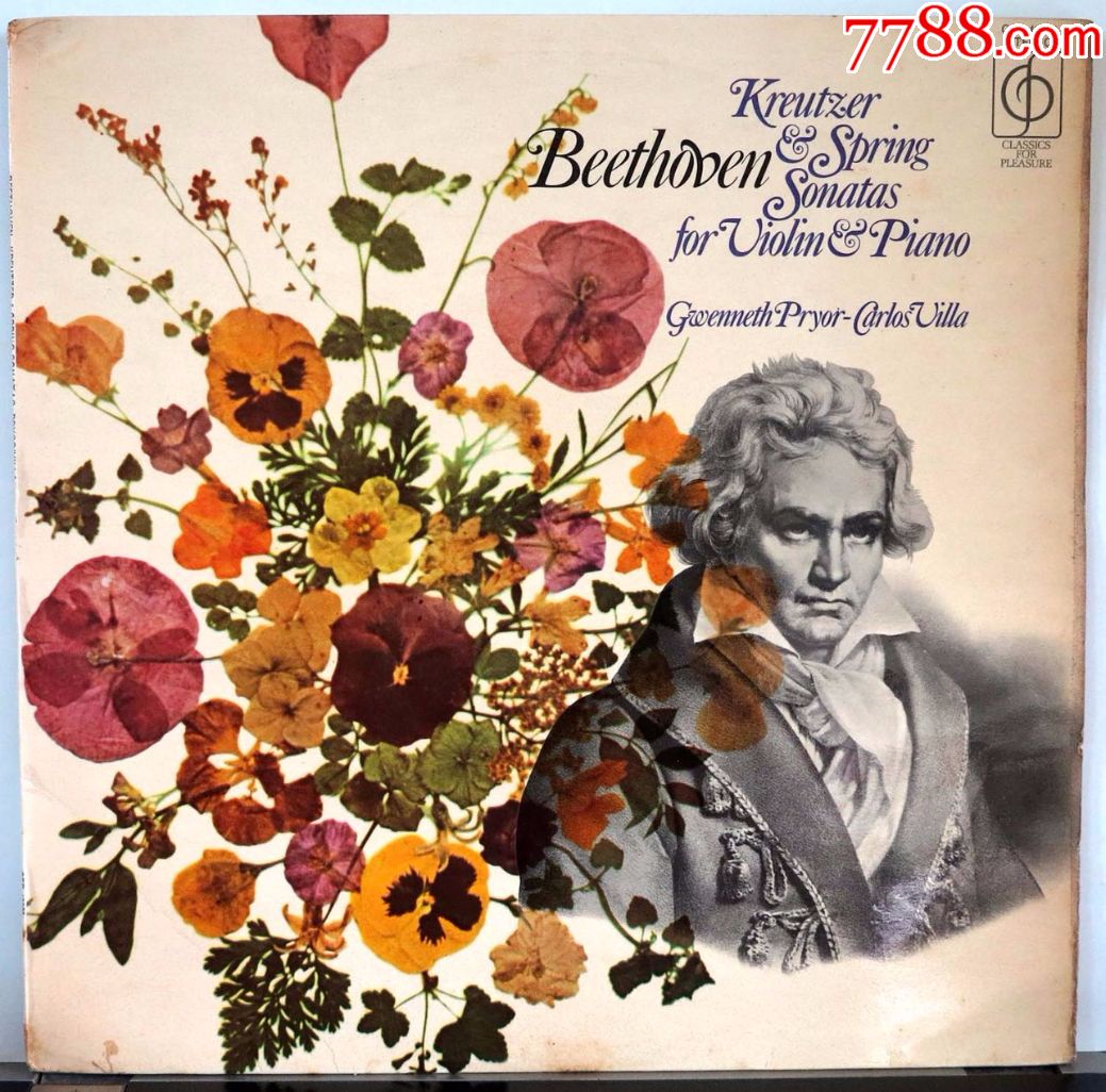 贝多芬小提琴奏鸣曲春天克采罗黑胶唱片lp英版