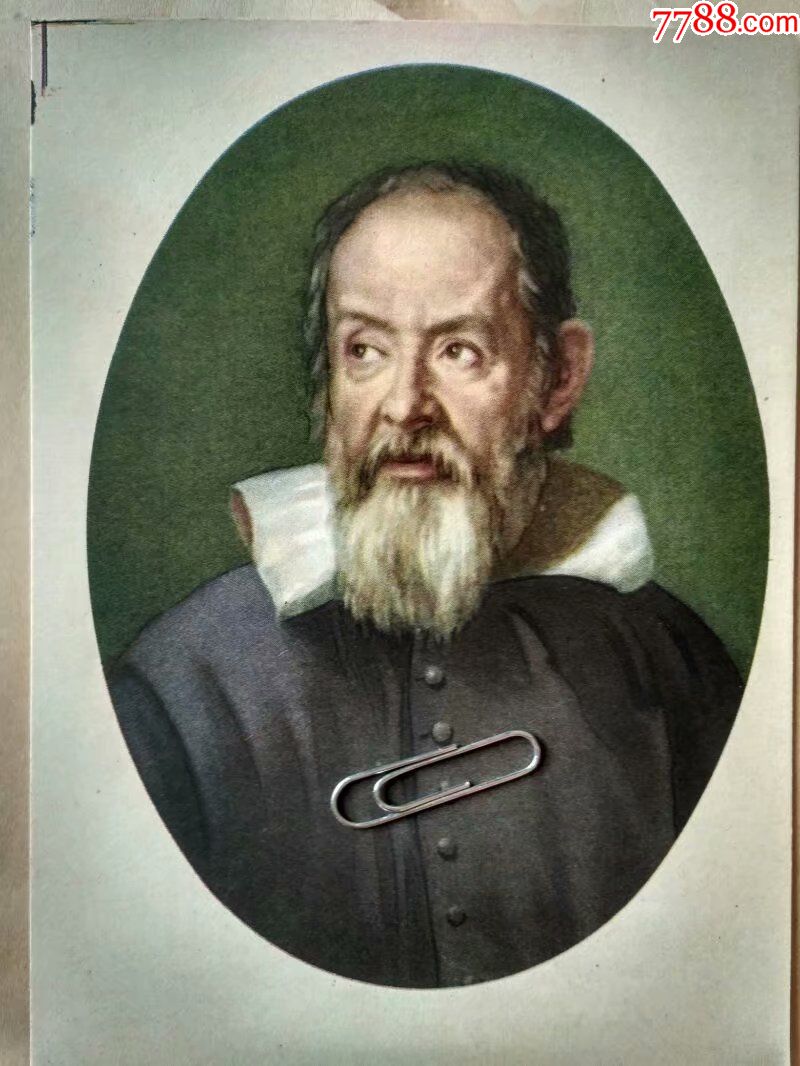 意大利天文学家物理学家数学家伽利略肖像