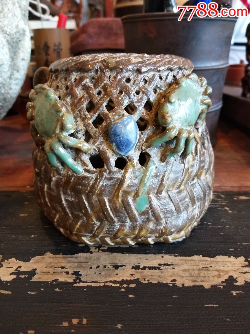 鱼篓雕-se61037320-雕塑瓷/瓷雕-零售-7788收藏__收藏热线