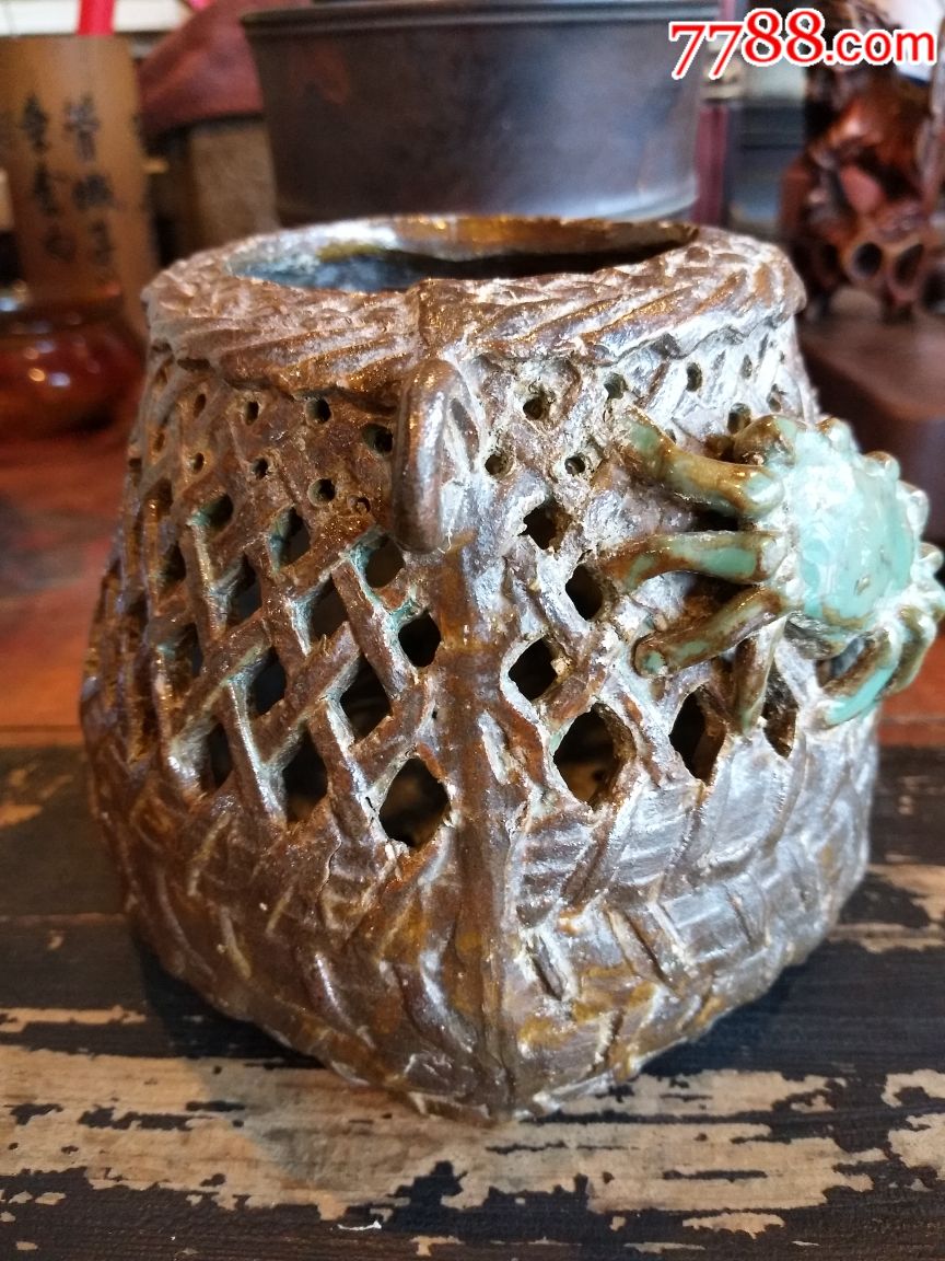 鱼篓雕-se61037320-雕塑瓷/瓷雕-零售-7788收藏__收藏热线