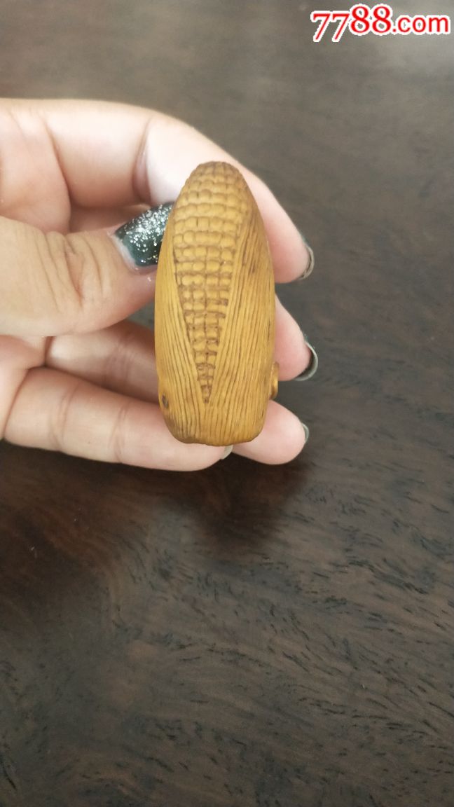 北方黄杨,手工雕刻,老鼠吃玉米-se61059266-木雕挂件-零售-7788收藏