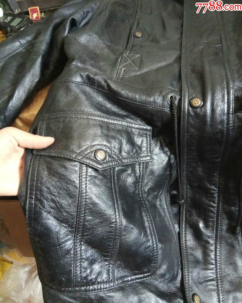 老式大皮衣--纯皮的