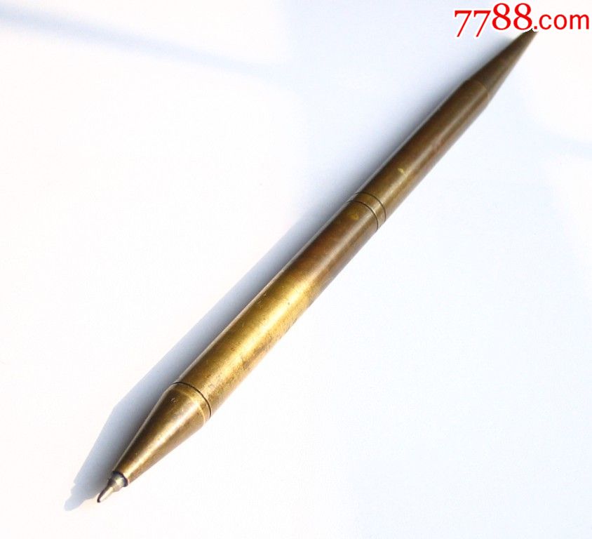 包老包真民国铜圆珠笔签字笔
