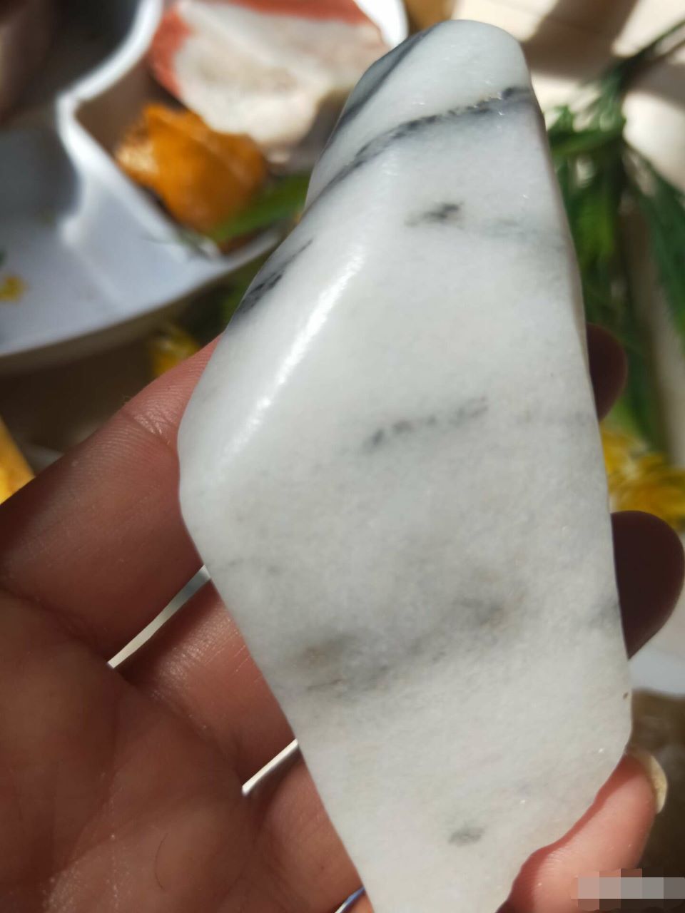 140克戈壁青花籽料(金丝玉)