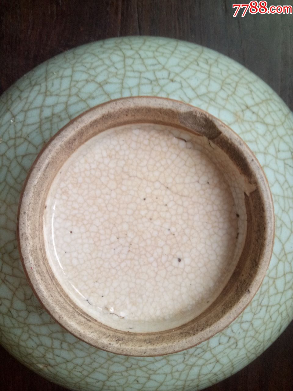 清代中期哥釉特大碗