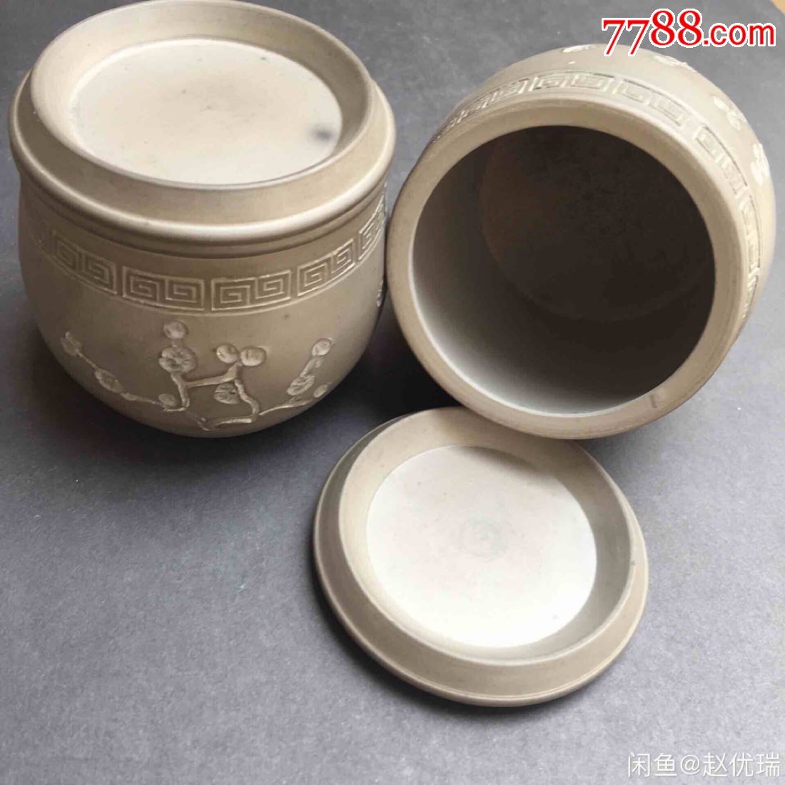 蛐蛐罐蟋蟀盆梅花蝴蝶配罐带罐