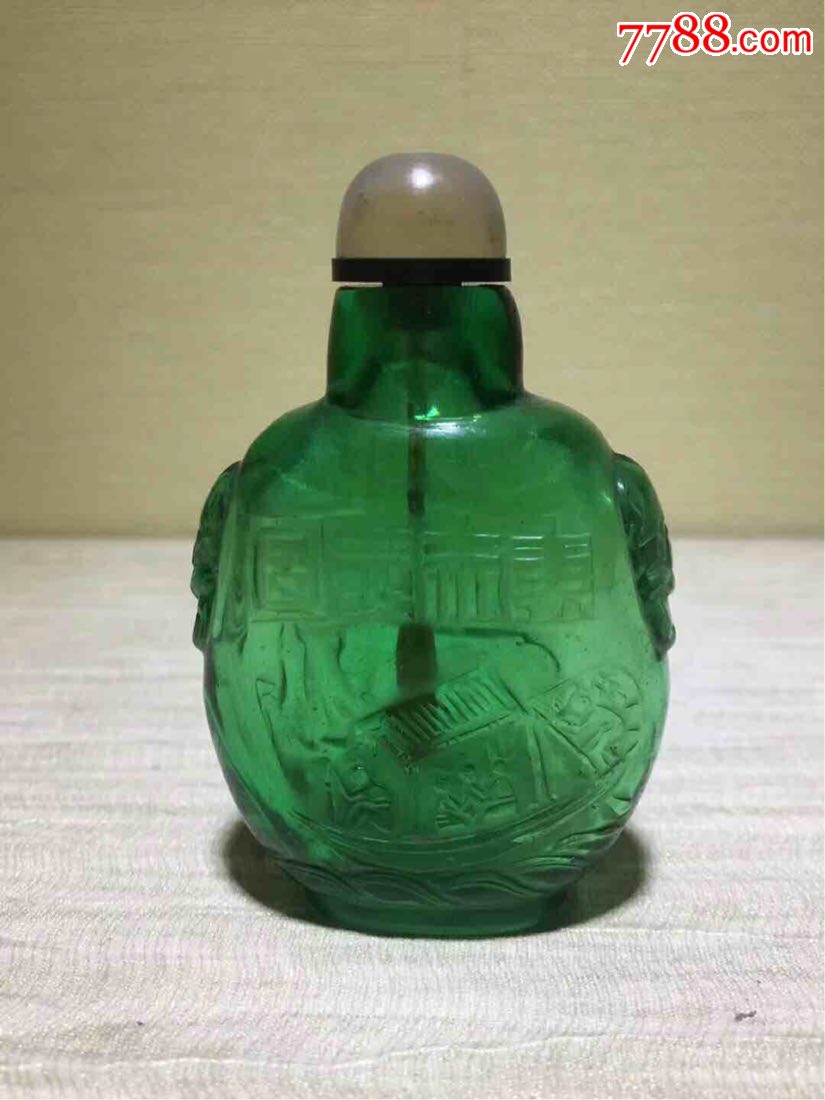 清代料器鼻烟壶,1700_水烟壶/烟袋_午后时光【7788收藏__收藏热线】