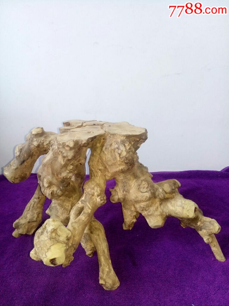 荆木根底座根雕