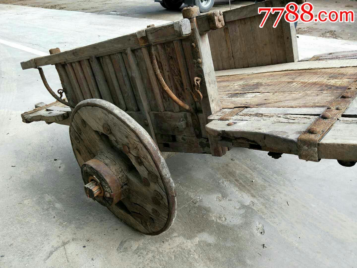 五十年代生产队用马车