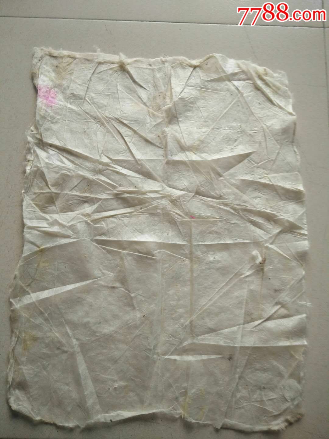 明代蚕丝纸一张55*43cm