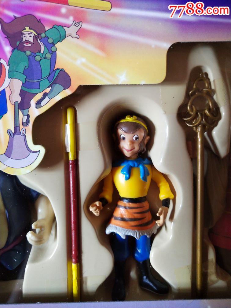 包邮精品全新央视正版建艺龙猴哥可动西游记手办孙悟空等一套