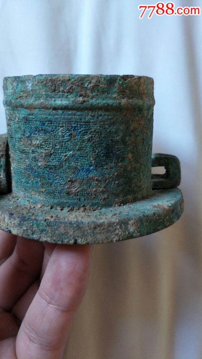 战国青铜车辖2个