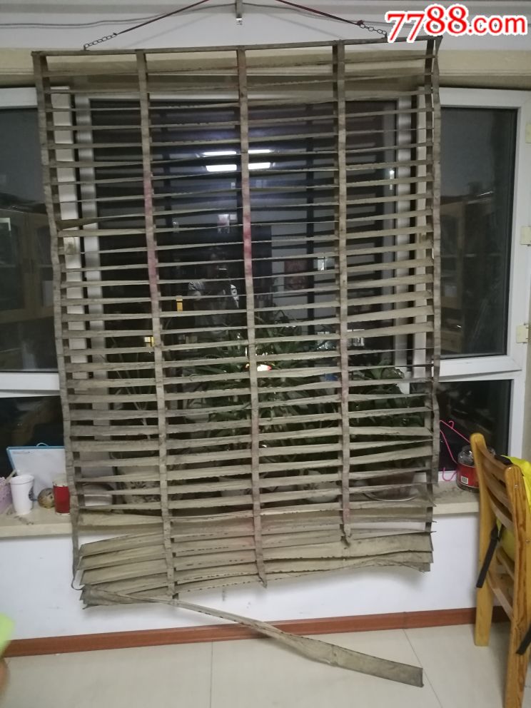 民国,满洲时期,日军窗帘,百叶窗.抗战收藏