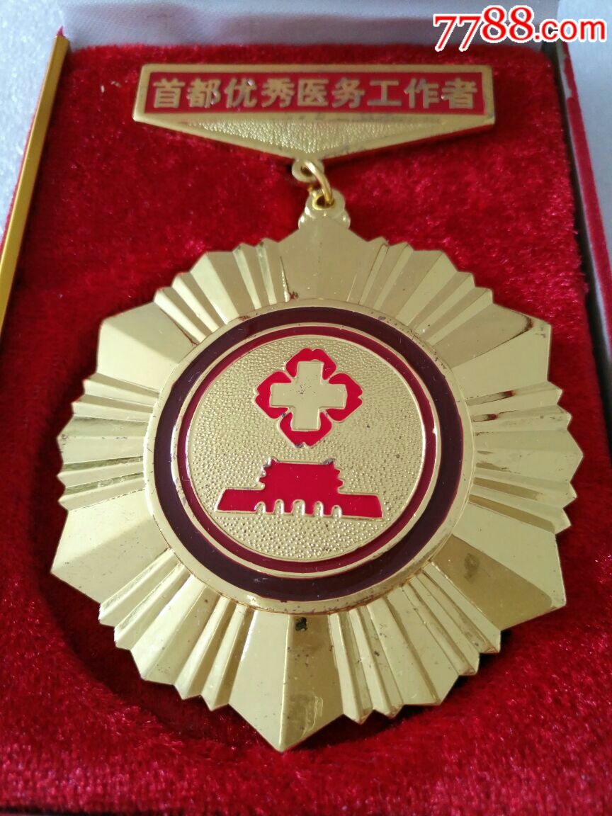 首都优秀医务工作者-医疗/卫生徽章-7788收藏__收藏热线