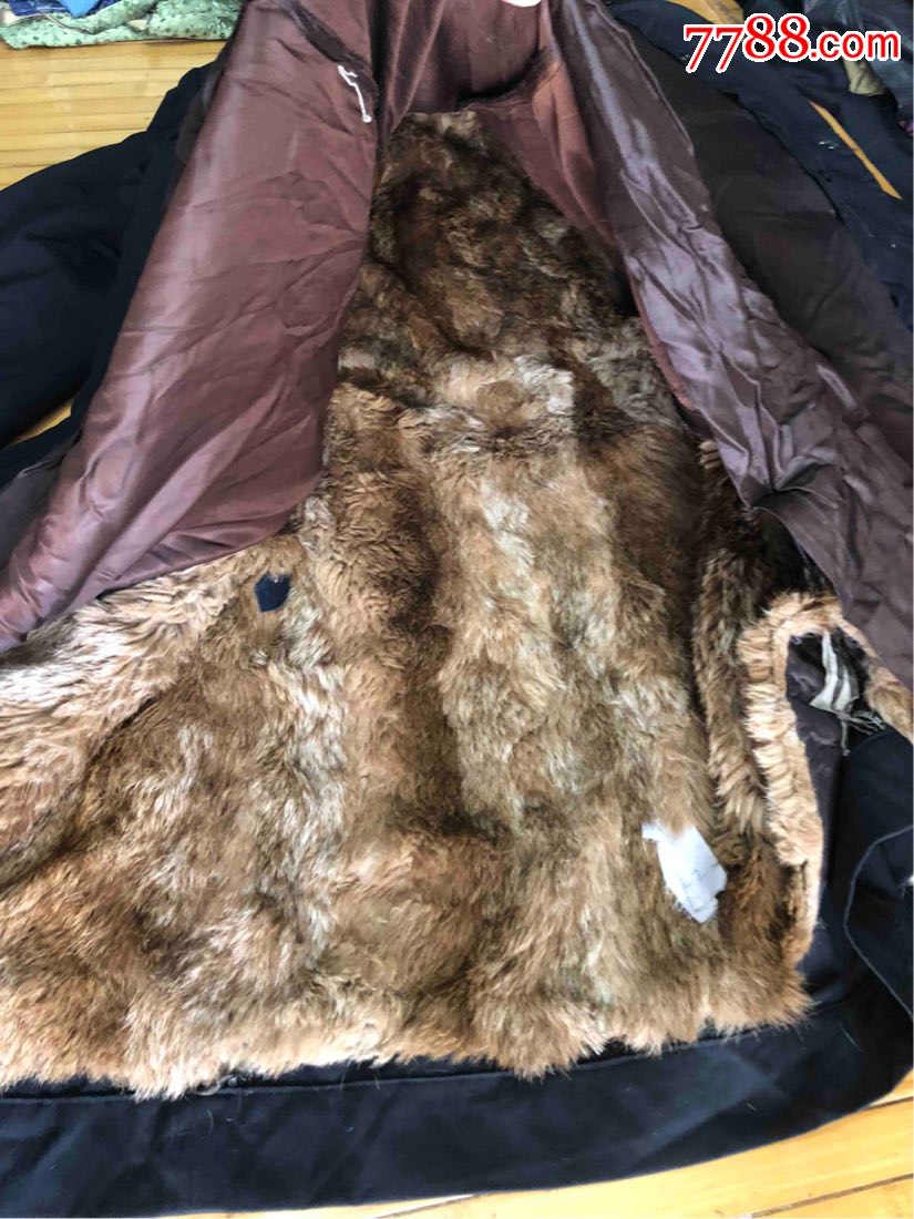 民国狐狸皮男式大衣