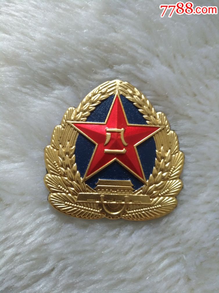 【作废的八一高分子树脂帽徽