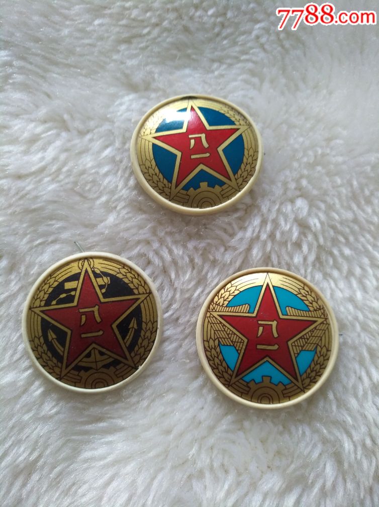 【作废的陆海空作训帽帽徽