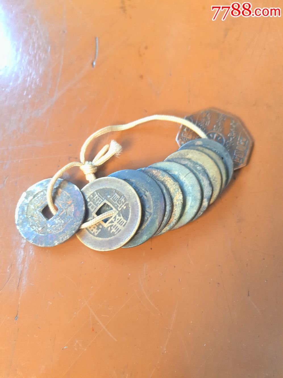 昨天收的一串铜钱