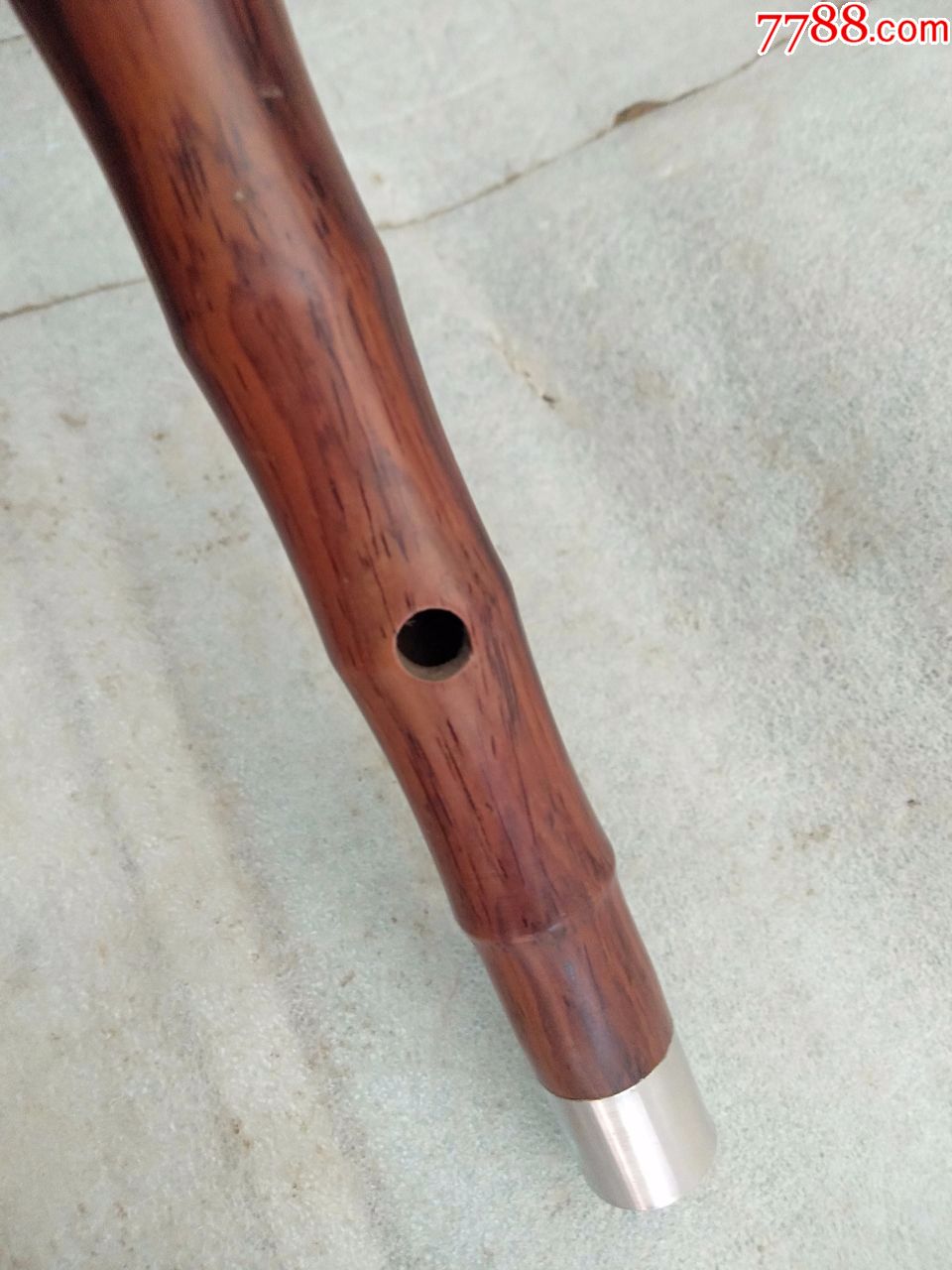非常漂亮的黄花梨杆的老唢呐