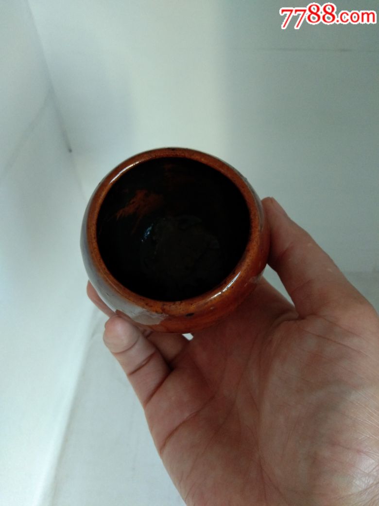 民国酱釉罐酱釉缸陶罐拔罐