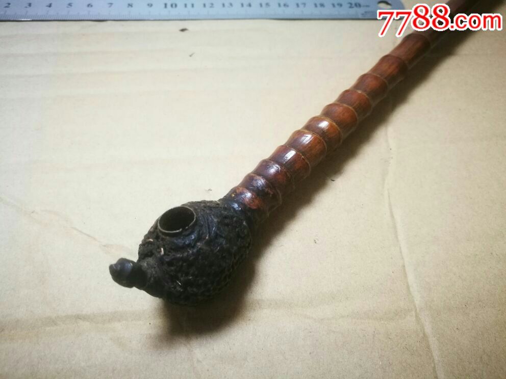 晚清民国包浆好旱烟杆一只