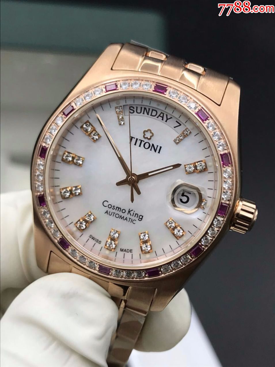 梅花cosmoking787rg-dbr-309男表-手表/腕表-7788收藏