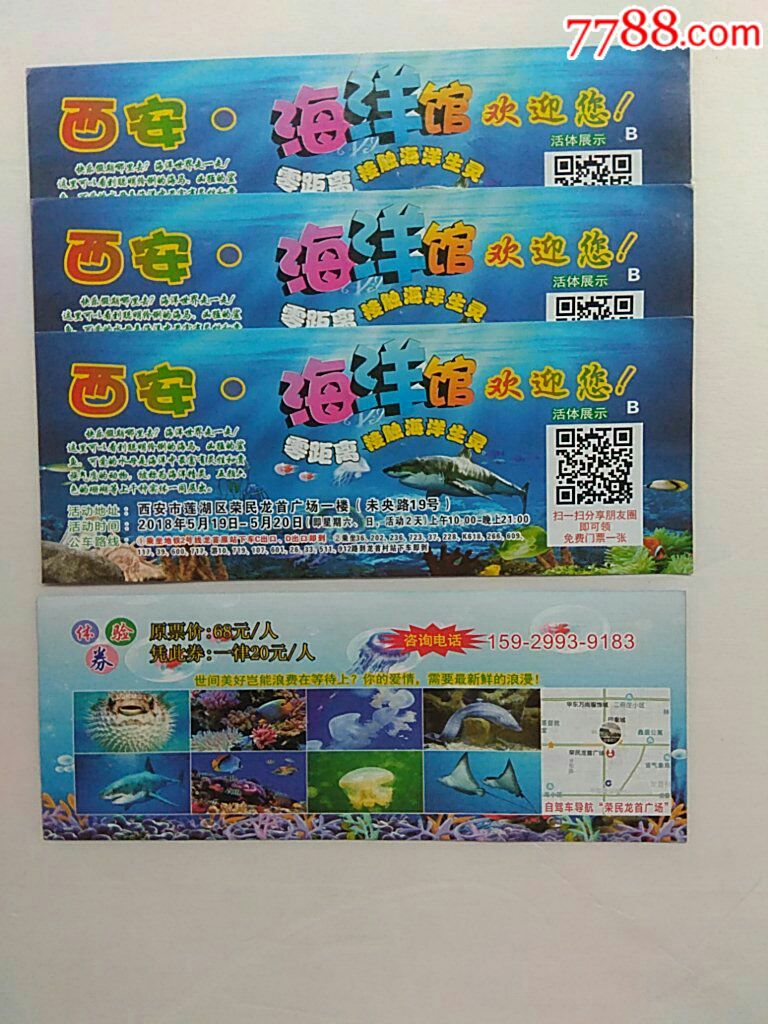 西安曲江海洋世界门票图片