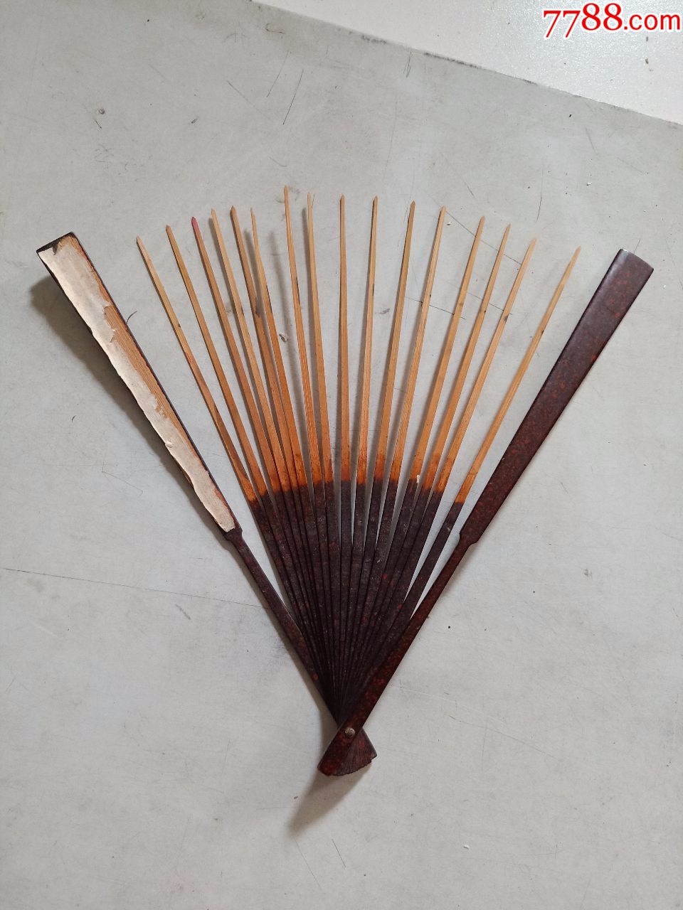 扇骨(长约26.5cm)_折扇/纸扇_第1张_7788纸艺