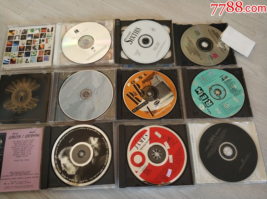 欧美流行cd音乐光盘九盒打包出不拆卖第一组