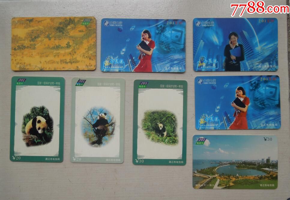 广东湛江市201卡8张