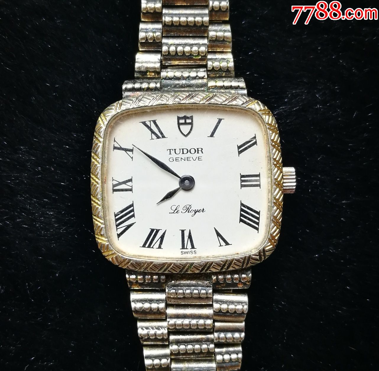 tudor帝舵925银壳银链收藏级佳品