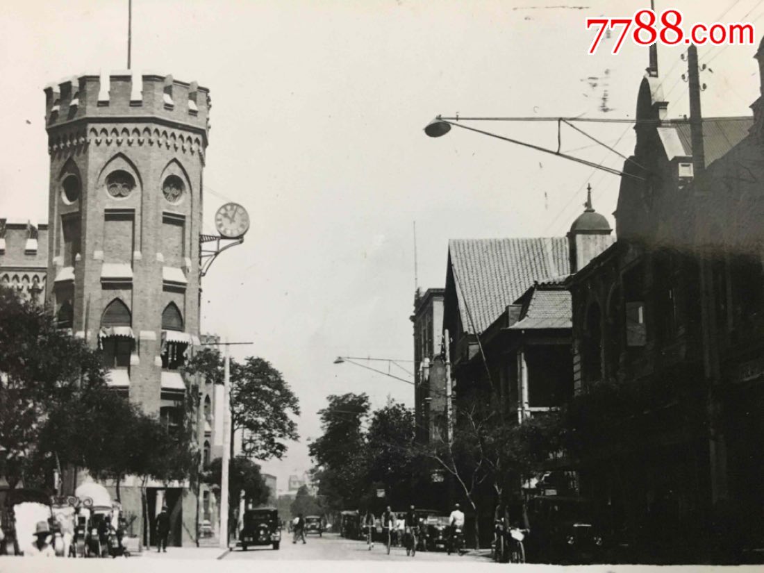 民国天津老照片_天津戈登堂及周边景象