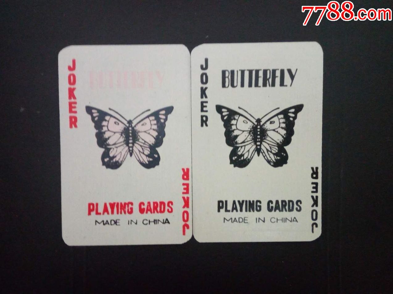 w023-扑克大小王,老牌,罕见品种