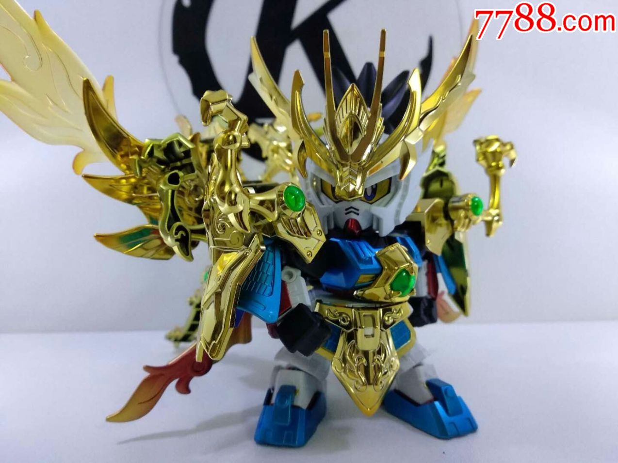 代售:sd敢达三国传人物模型——翔烈帝龙装刘备