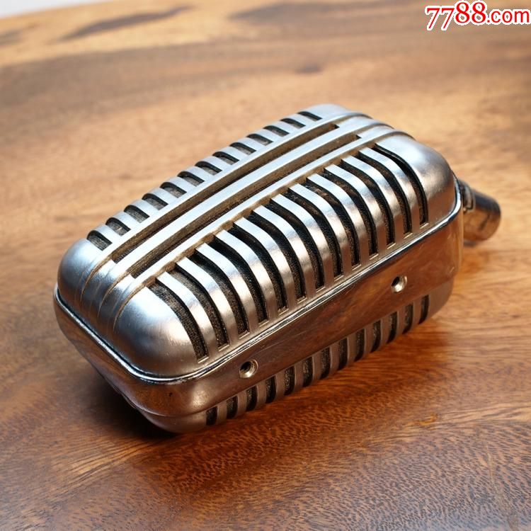 四十年代美国老式astatic电台dj麦克风老式话筒美国经典话筒_其他家电