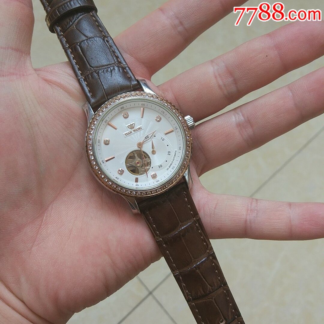 天王自动机械表男士表