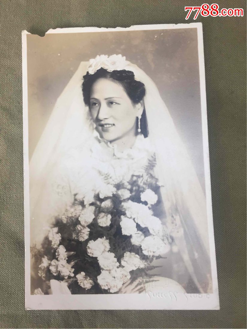 好品民国美女结婚照片