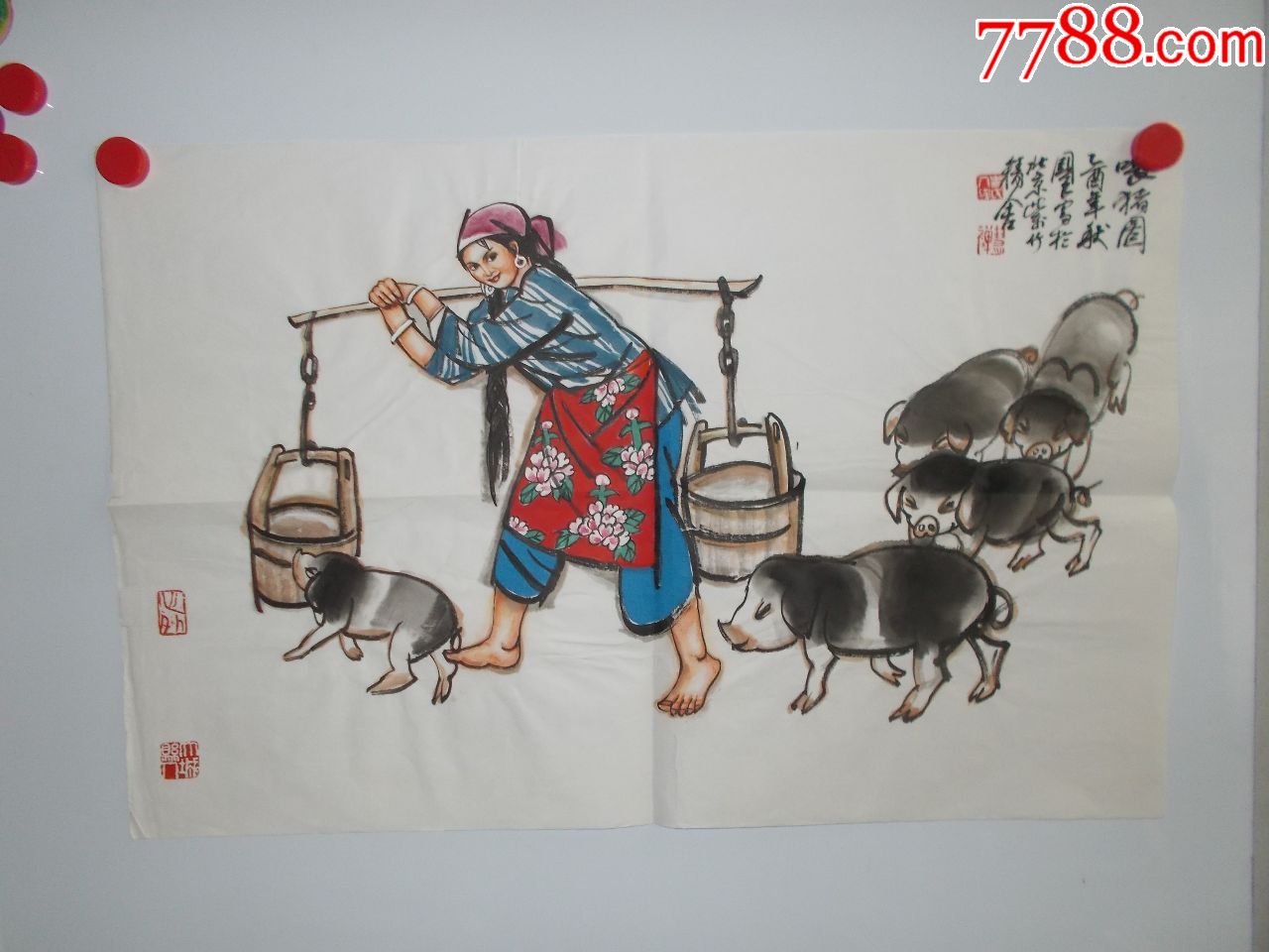 北京画院一级画家,是中国美术协会会员《史国良》包手绘.请自鉴