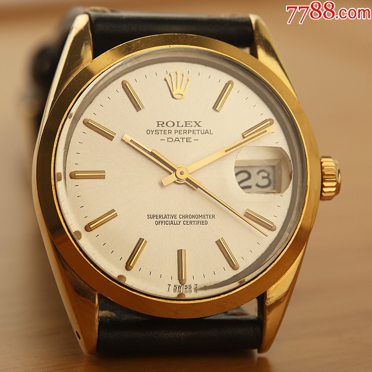 瑞士劳力士古董表15505原始肥肉品相厚金套3035机芯针盘完美